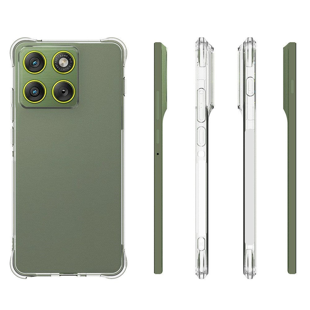 Motorola Edge 70 EIDERWOOD Plastik Cover m. Stødabsorberende Hjørner - Gennemsigtig