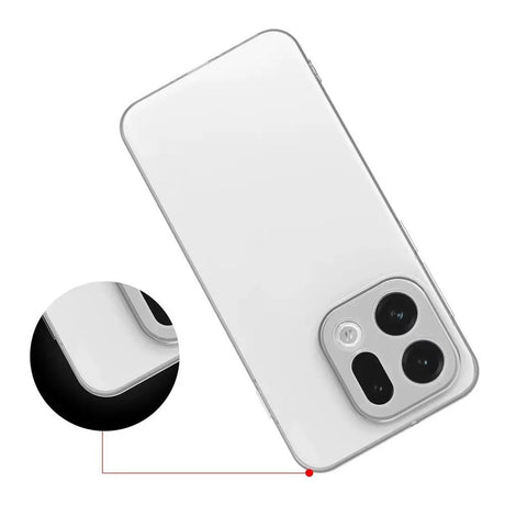 OPPO Find X9 EIDERWOOD Fleksibelt Plastik Cover - Gennemsigtig