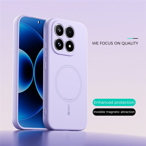 Xiaomi 17 Silikone Cover - MagSafe Kompatibel - Lilla