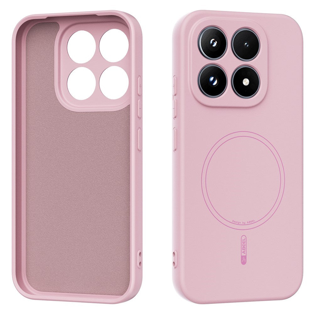 Xiaomi 17 Silikone Cover - MagSafe Kompatibel - Lyserød