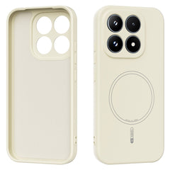 Xiaomi 17 Silikone Cover - MagSafe Kompatibel - Beige