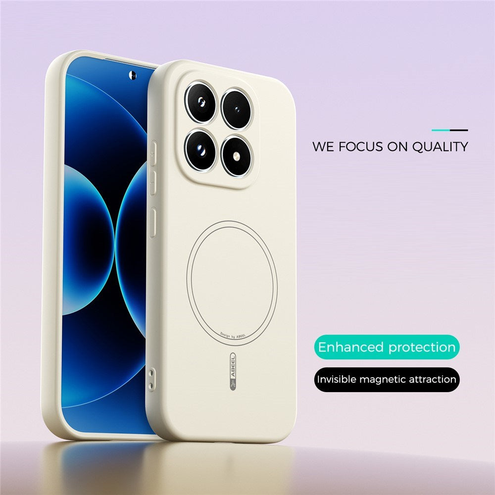 Xiaomi 17 Silikone Cover - MagSafe Kompatibel - Beige
