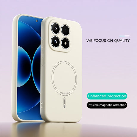 Xiaomi 17 Silikone Cover - MagSafe Kompatibel - Beige