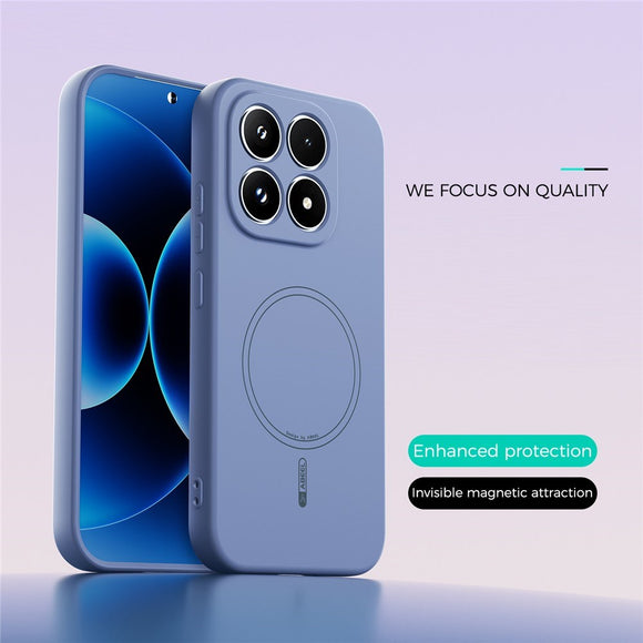 Xiaomi 17 Silikone Cover - MagSafe Kompatibel - Blå
