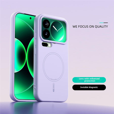 Xiaomi 17 Pro Silikone Cover - MagSafe Kompatibel - Lilla
