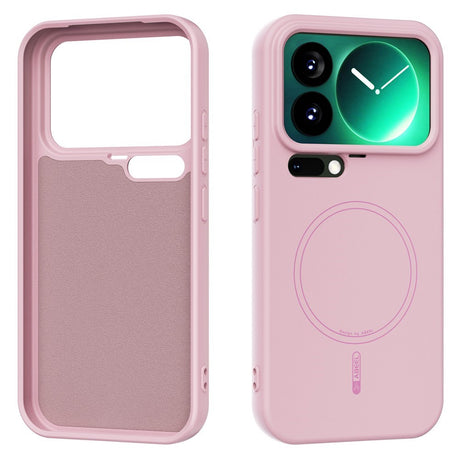 Xiaomi 17 Pro Silikone Cover - MagSafe Kompatibel - Lyserød