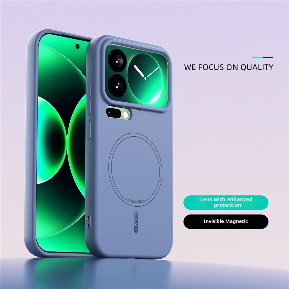 Xiaomi 17 Pro Silikone Cover - MagSafe Kompatibel - Blå