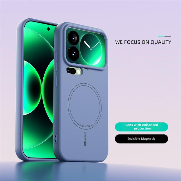Xiaomi 17 Pro Silikone Cover - MagSafe Kompatibel - Blå