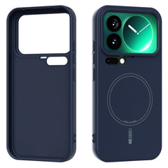 Xiaomi 17 Pro Silikone Cover - MagSafe Kompatibel - Mørkeblå