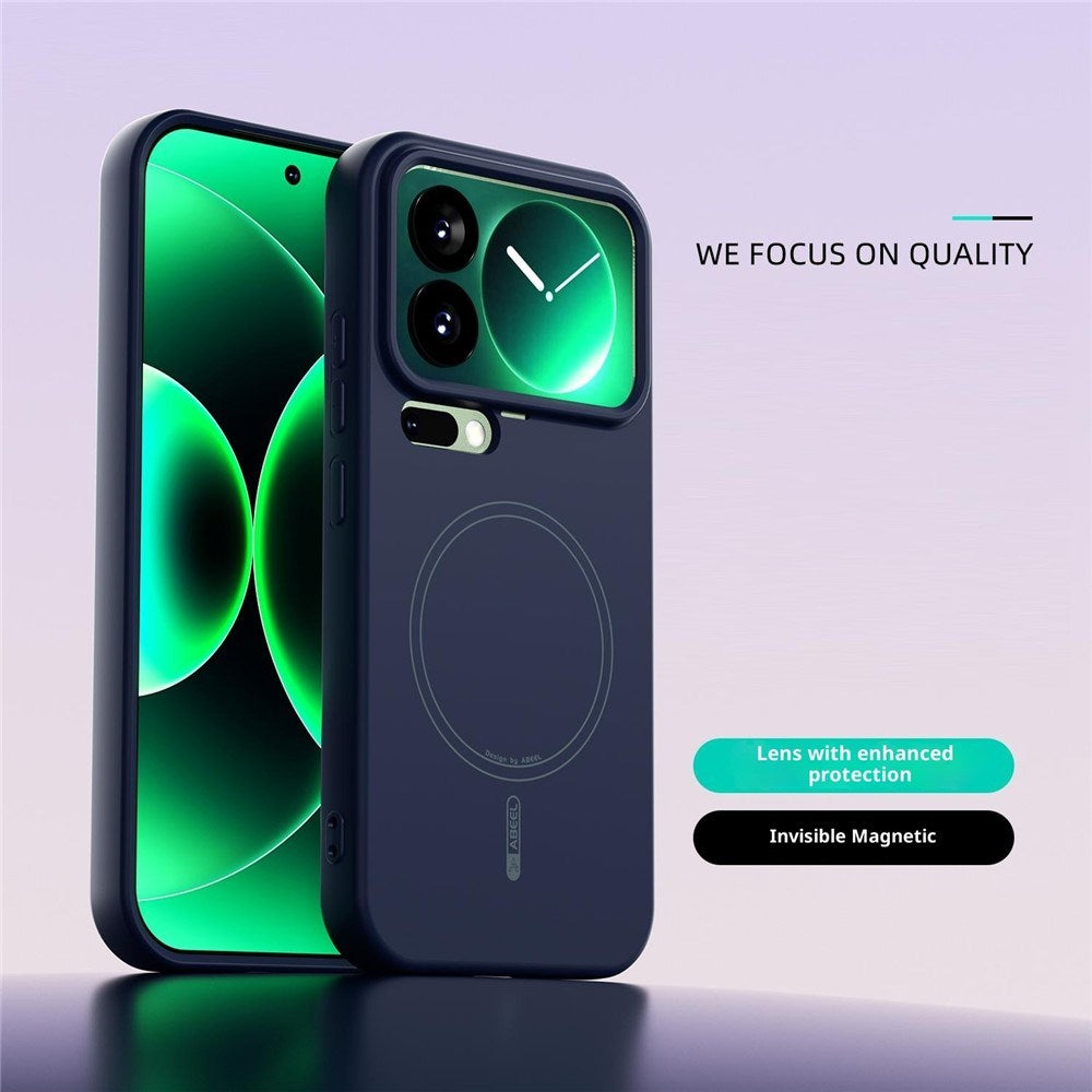 Xiaomi 17 Pro Silikone Cover - MagSafe Kompatibel - Mørkeblå
