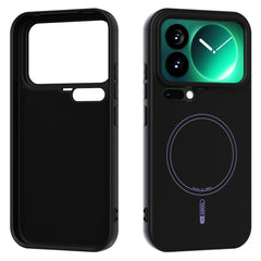 Xiaomi 17 Pro Silikone Cover - MagSafe Kompatibel - Sort