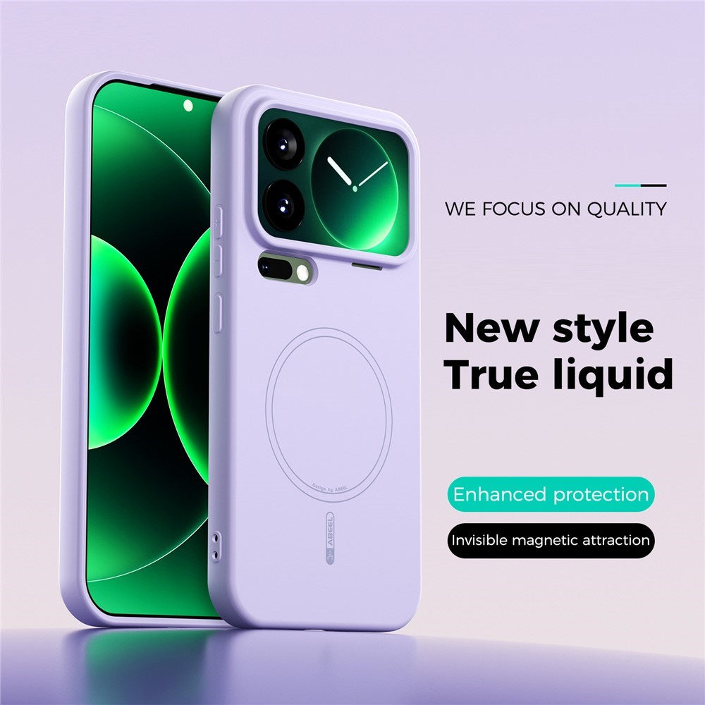 Xiaomi 17 Pro Max Silikone Cover - MagSafe Kompatibel - Lilla