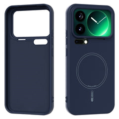 Xiaomi 17 Pro Max Silikone Cover - MagSafe Kompatibel - Mørkeblå