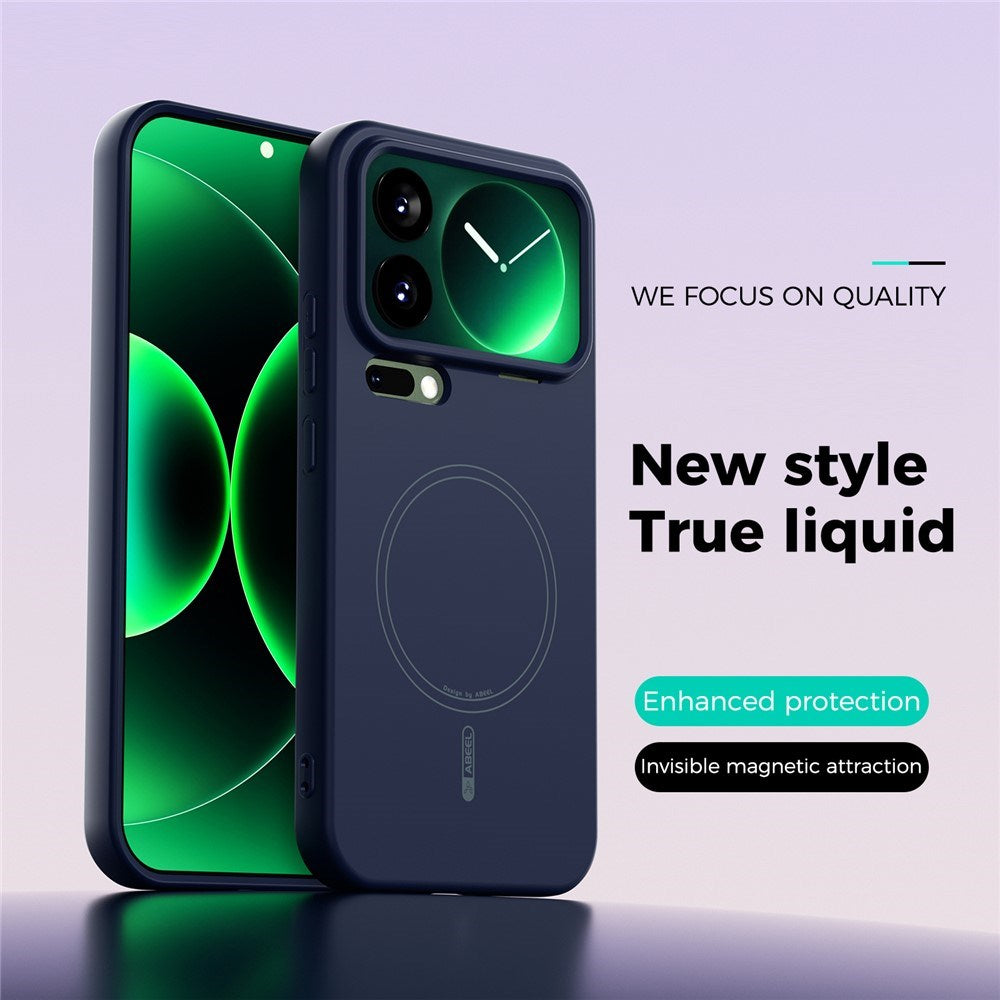 Xiaomi 17 Pro Max Silikone Cover - MagSafe Kompatibel - Mørkeblå