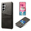 Samsung Galaxy S26 / S26 Pro EIDERWOOD Kunstlæder Cover m. Kortholder - Sort