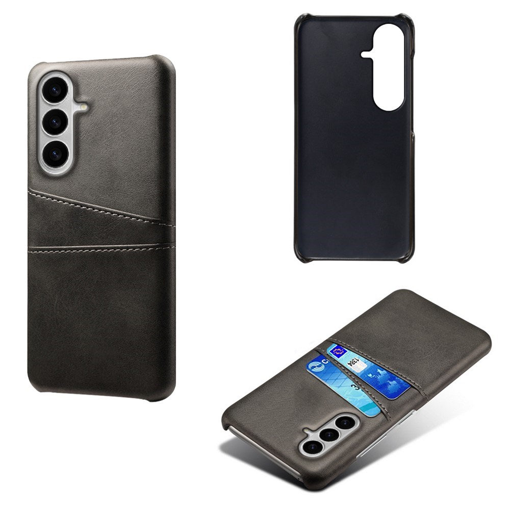 Samsung Galaxy S26 EIDERWOOD Kunstlæder Cover m. Kortholder - Sort