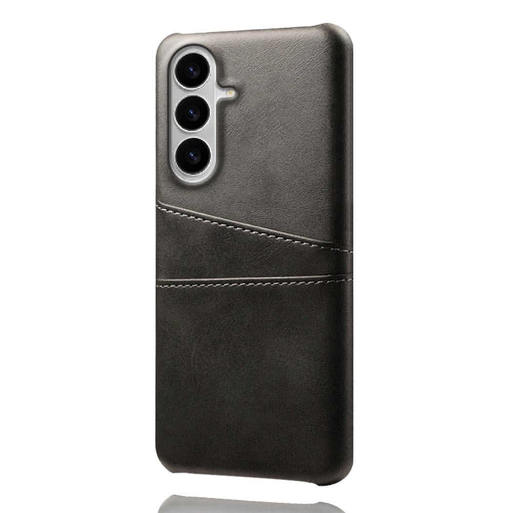 Samsung Galaxy S26 EIDERWOOD Kunstlæder Cover m. Kortholder - Sort