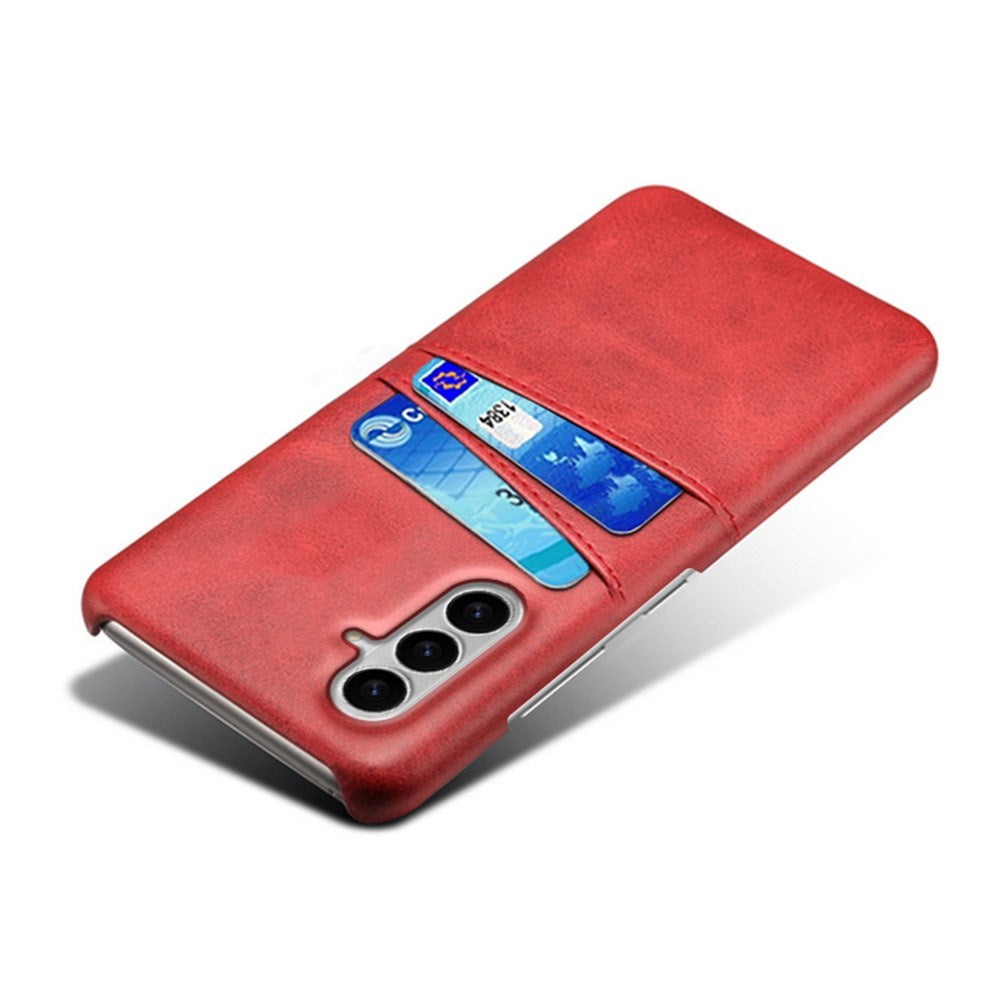 Samsung Galaxy S26 EIDERWOOD Kunstlæder Cover m. Kortholder - Rød