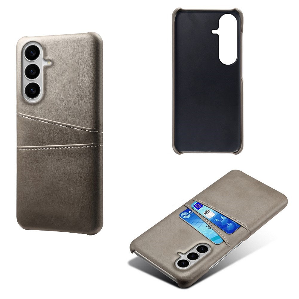Samsung Galaxy S26 EIDERWOOD Kunstlæder Cover m. Kortholder - Grå