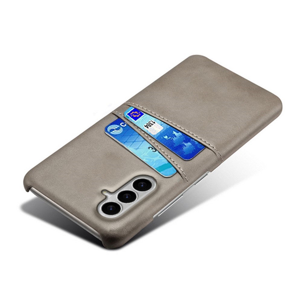 Samsung Galaxy S26 EIDERWOOD Kunstlæder Cover m. Kortholder - Grå