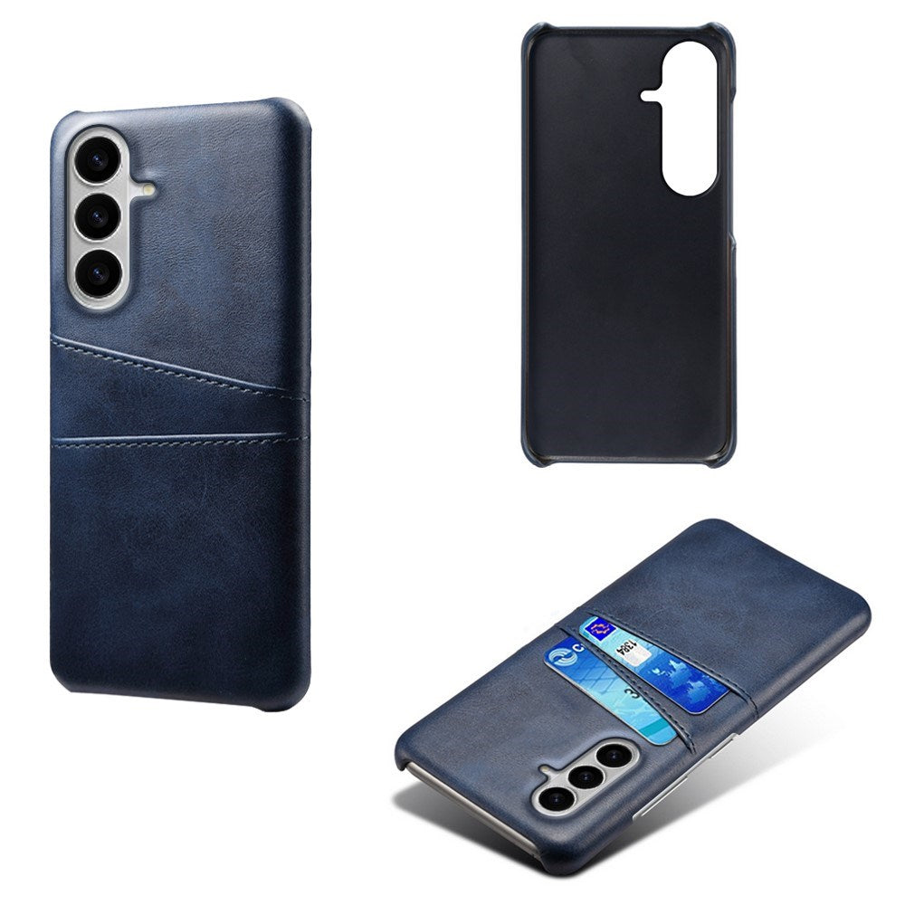 Samsung Galaxy S26 EIDERWOOD Kunstlæder Cover m. Kortholder - Blå