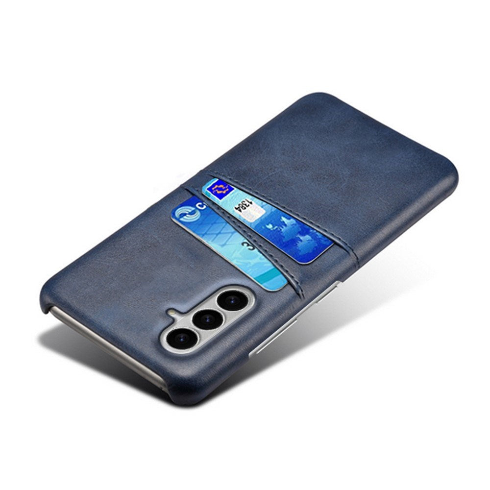 Samsung Galaxy S26 EIDERWOOD Kunstlæder Cover m. Kortholder - Blå
