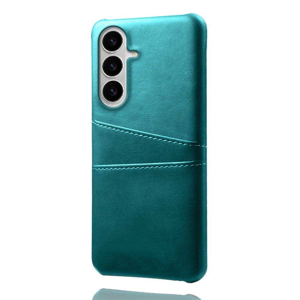 Samsung Galaxy S26 EIDERWOOD Kunstlæder Cover m. Kortholder - Grøn