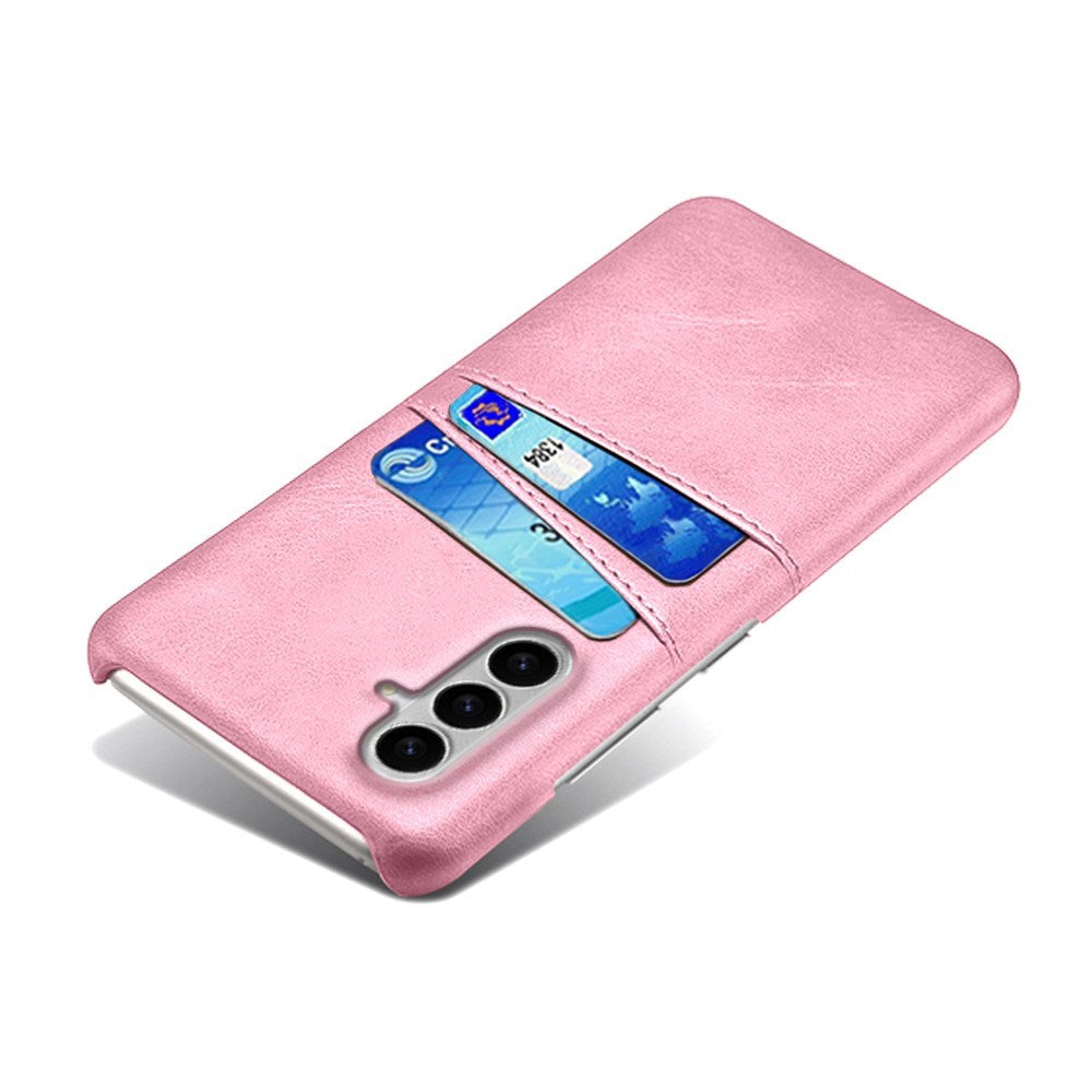 Samsung Galaxy S26 EIDERWOOD Kunstlæder Cover m. Kortholder - Lyserød