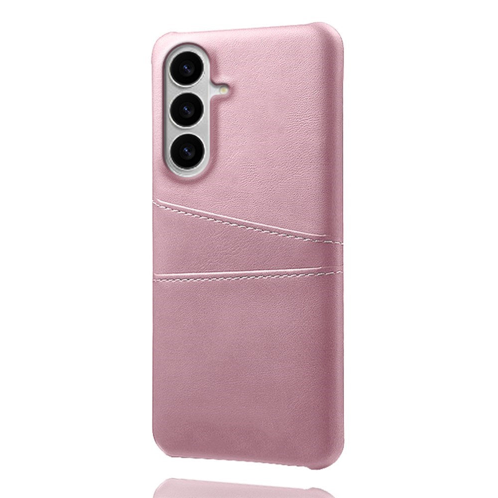 Samsung Galaxy S26 EIDERWOOD Kunstlæder Cover m. Kortholder - Lyserød