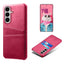 Samsung Galaxy S26 / S26 Pro EIDERWOOD Kunstlæder Cover m. Kortholder - Pink