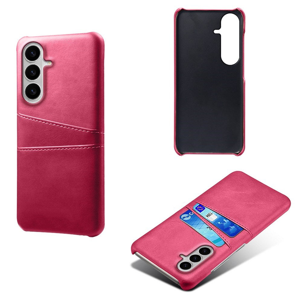Samsung Galaxy S26 EIDERWOOD Kunstlæder Cover m. Kortholder - Pink