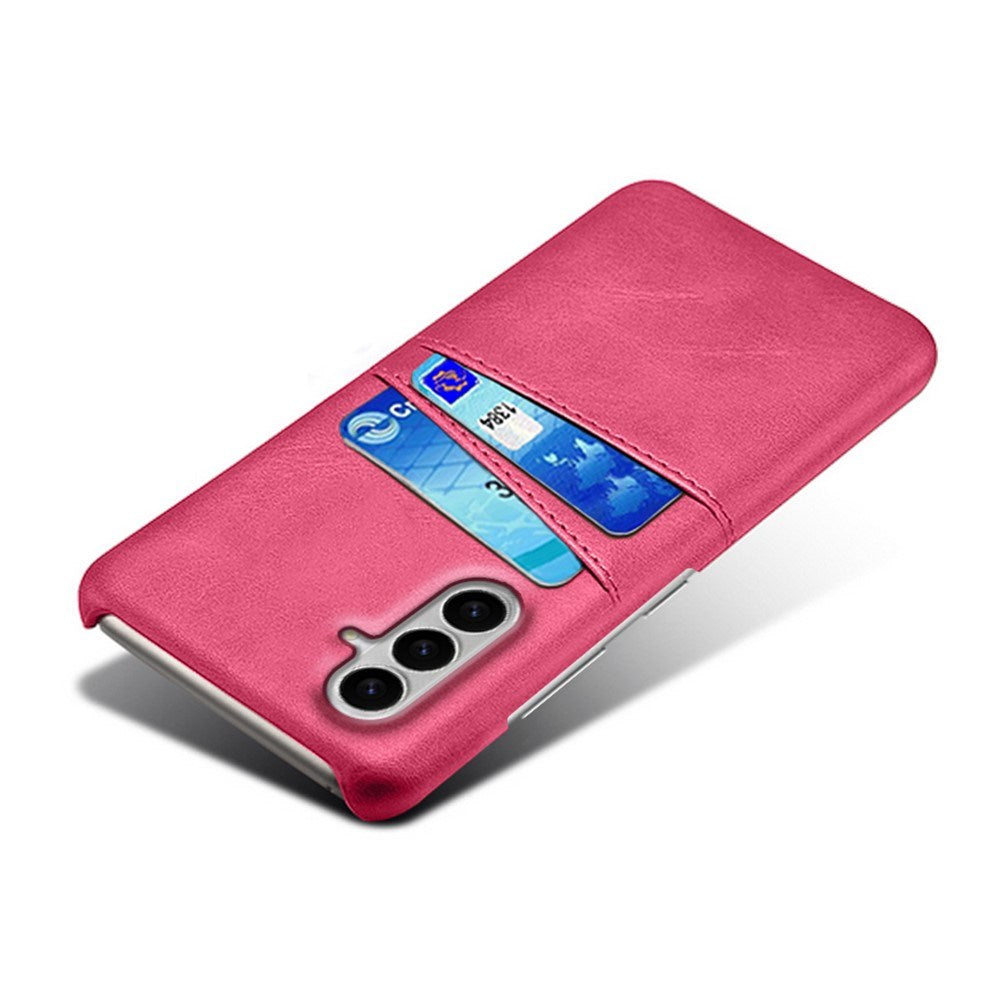 Samsung Galaxy S26 EIDERWOOD Kunstlæder Cover m. Kortholder - Pink
