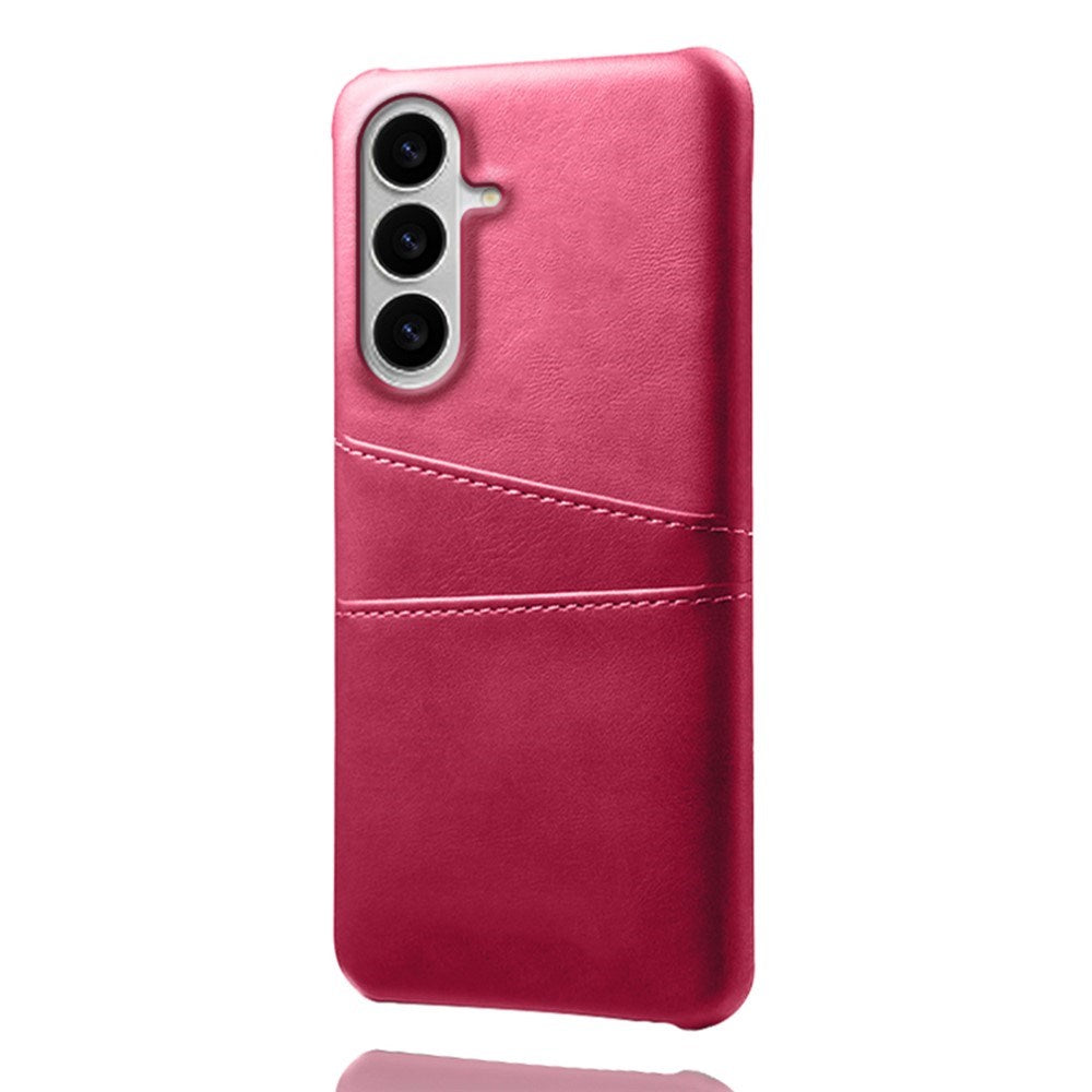 Samsung Galaxy S26 EIDERWOOD Kunstlæder Cover m. Kortholder - Pink