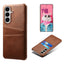 Samsung Galaxy S26 / S26 Pro EIDERWOOD Kunstlæder Cover m. Kortholder - Brun