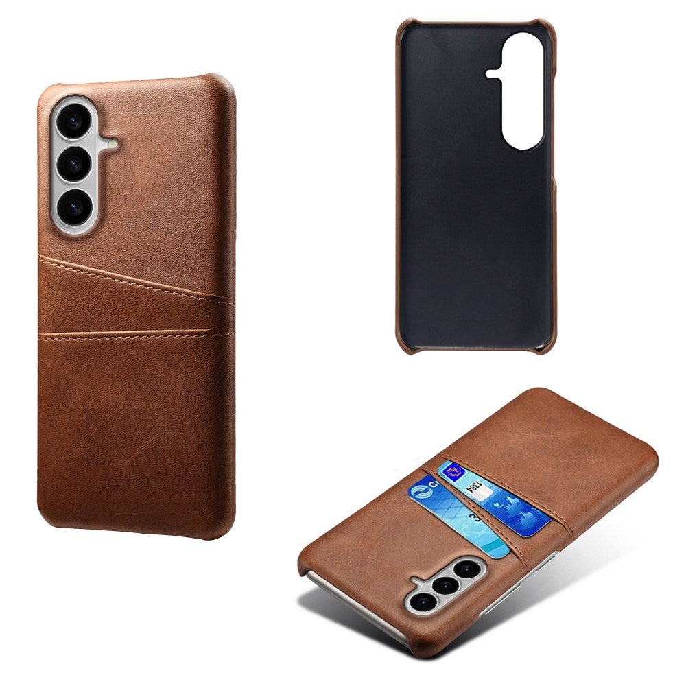 Samsung Galaxy S26 EIDERWOOD Kunstlæder Cover m. Kortholder - Brun