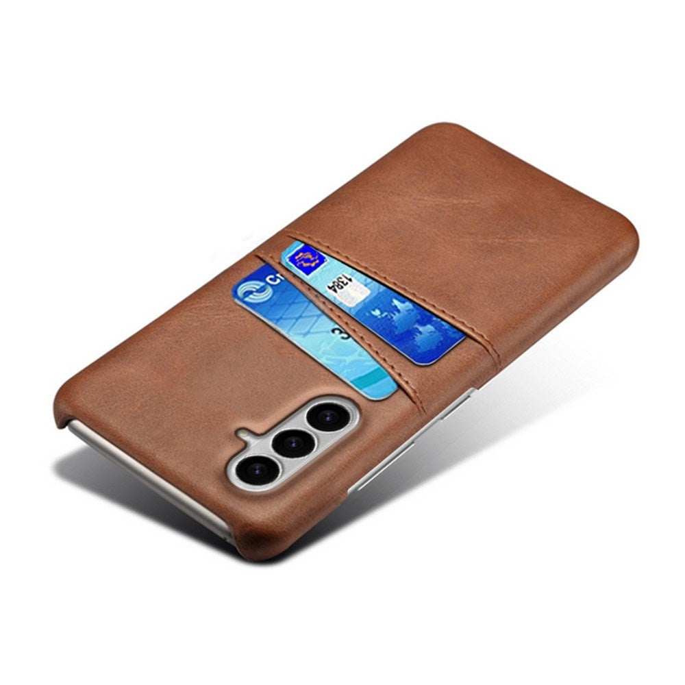 Samsung Galaxy S26 EIDERWOOD Kunstlæder Cover m. Kortholder - Brun