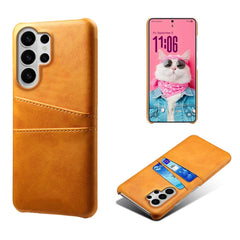 Samsung Galaxy S26 Ultra EIDERWOOD Kunstlæder Cover m. Kortholder - Orange