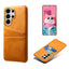 Samsung Galaxy S26 Ultra EIDERWOOD Kunstlæder Cover m. Kortholder - Orange
