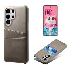 Samsung Galaxy S26 Ultra EIDERWOOD Kunstlæder Cover m. Kortholder - Grå