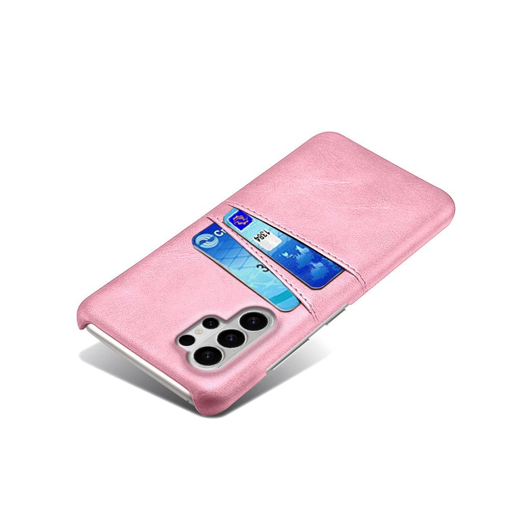Samsung Galaxy S26 Ultra EIDERWOOD Kunstlæder Cover m. Kortholder - Lyserød