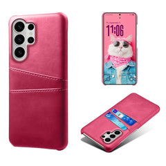 Samsung Galaxy S26 Ultra EIDERWOOD Kunstlæder Cover m. Kortholder - Pink