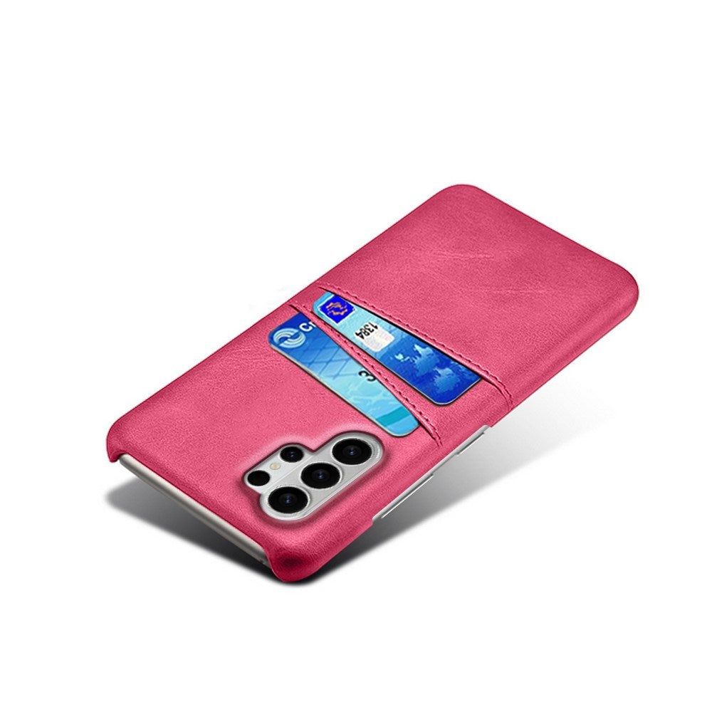Samsung Galaxy S26 Ultra EIDERWOOD Kunstlæder Cover m. Kortholder - Pink