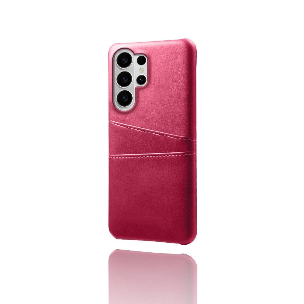Samsung Galaxy S26 Ultra EIDERWOOD Kunstlæder Cover m. Kortholder - Pink