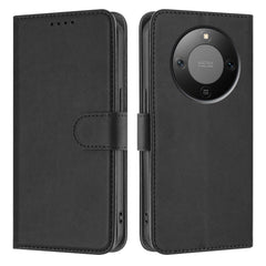 Honor Magic8 Lite EIDERWOOD Kunstlæder Flip Cover m. Pung - Sort