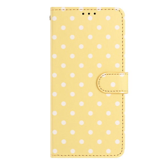 EIDERWOOD Xiaomi 17 Pro Max Kunstlæder Flip Cover m. Polka Design - Gul