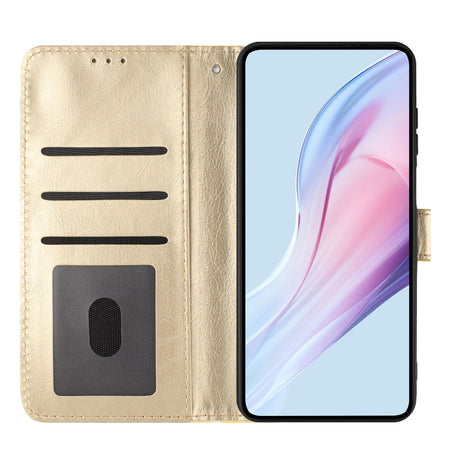 EIDERWOOD Xiaomi 17 Pro Max Kunstlæder Flip Cover m. Polka Design - Gul