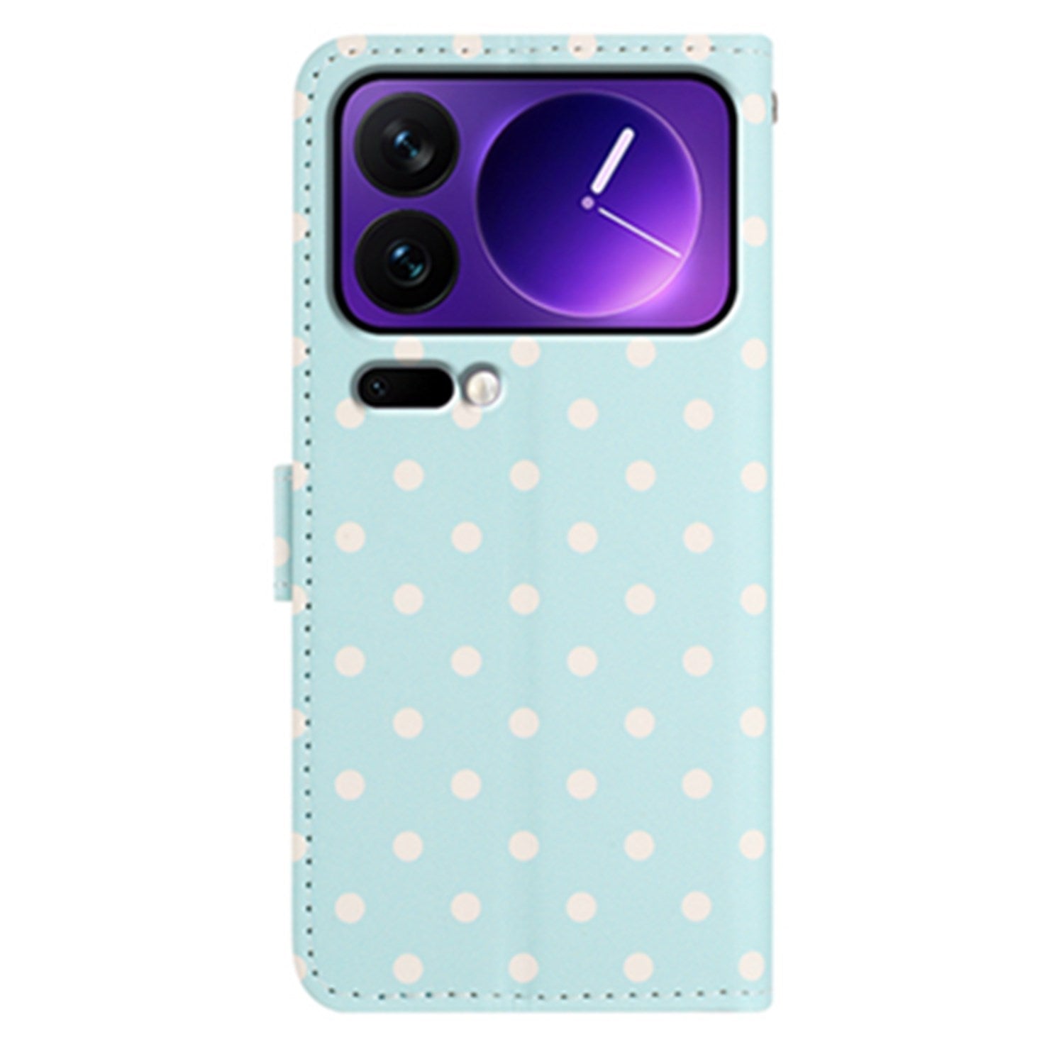 EIDERWOOD Xiaomi 17 Pro Max Kunstlæder Flip Cover m. Polka Design - Blå