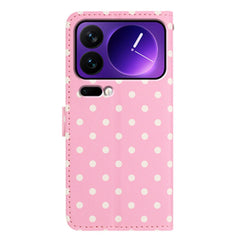 EIDERWOOD Xiaomi 17 Pro Max Kunstlæder Flip Cover m. Polka Design - Lyserød