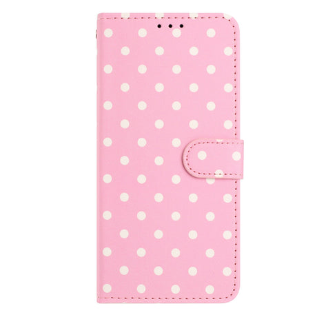 EIDERWOOD Xiaomi 17 Pro Max Kunstlæder Flip Cover m. Polka Design - Lyserød