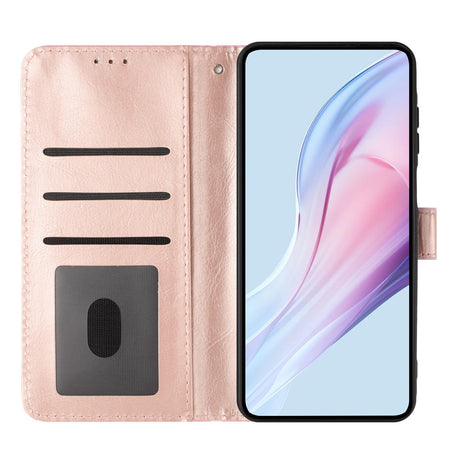 EIDERWOOD Xiaomi 17 Pro Max Kunstlæder Flip Cover m. Polka Design - Lyserød